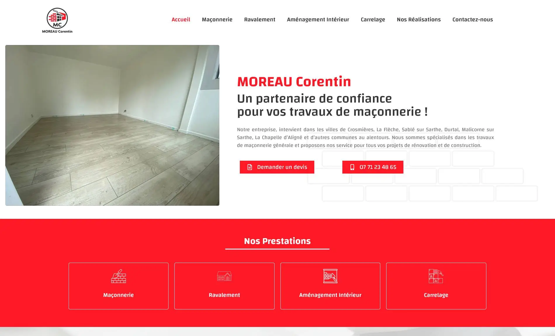 Moreau Corentin - Crosmières (72)