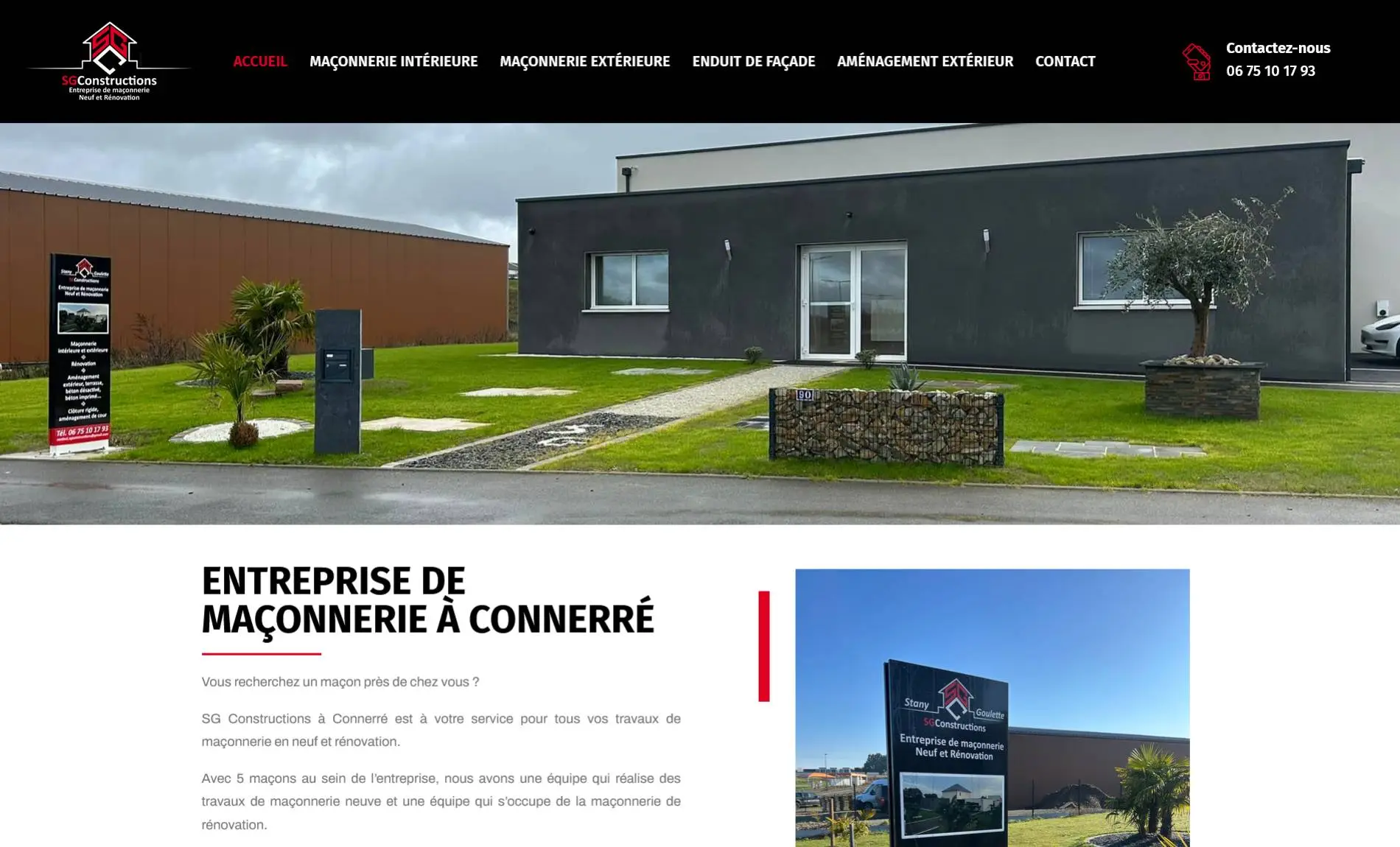 SG Construction - Connerré (72)